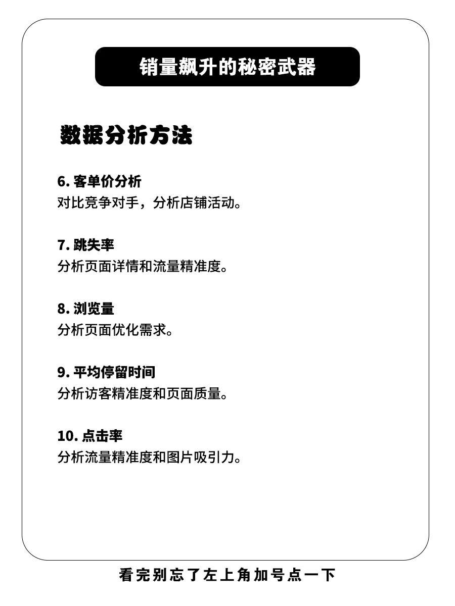 电商秘籍，24小时销量翻倍的秘诀