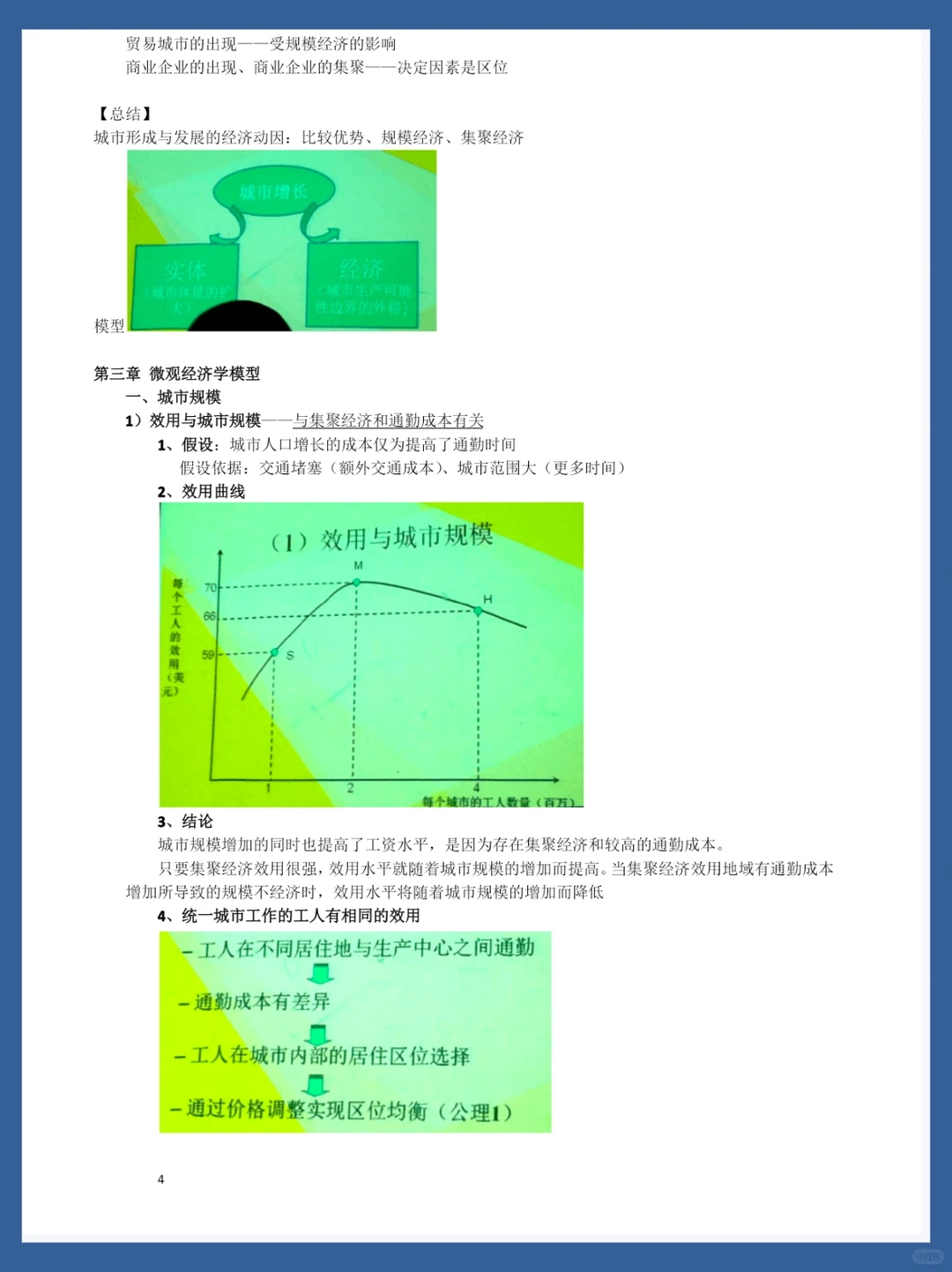 城市经济学期末考试资料 看完轻松90➕❗