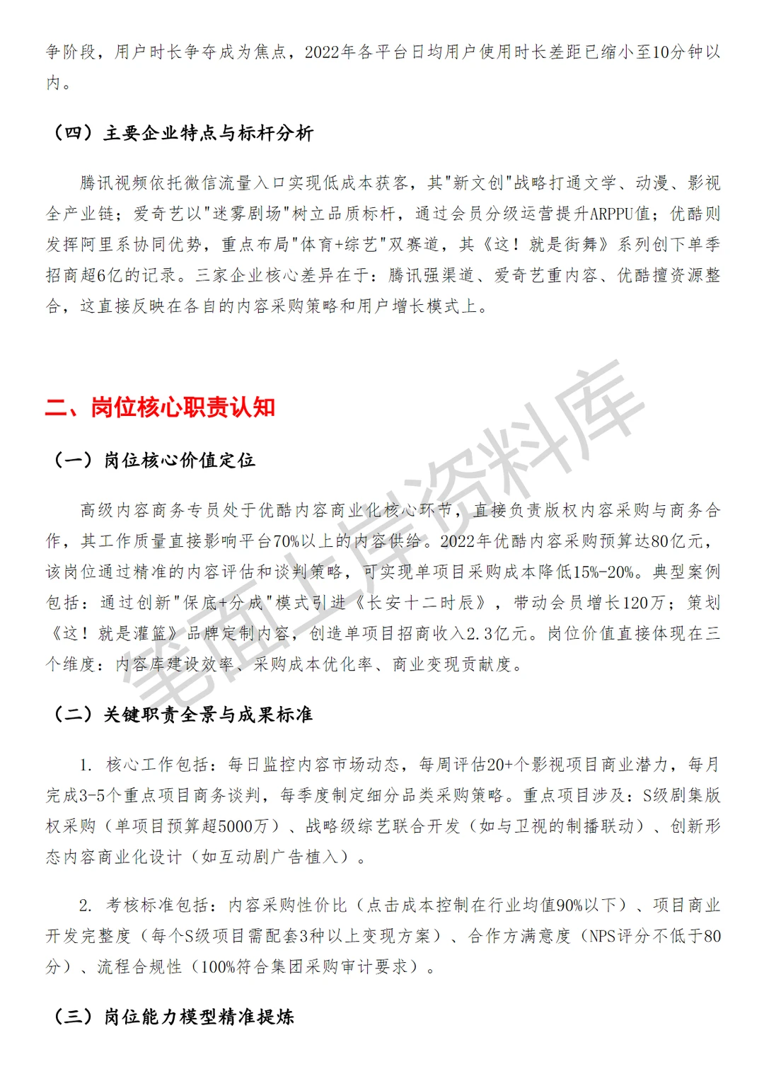 优酷高级内容商务专员