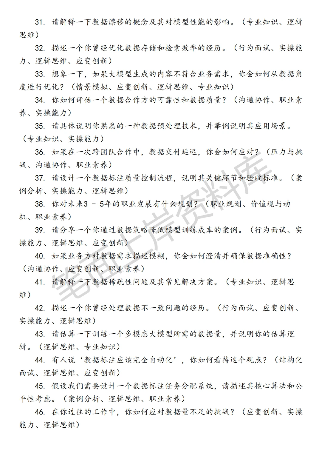 大模型数据策略运营