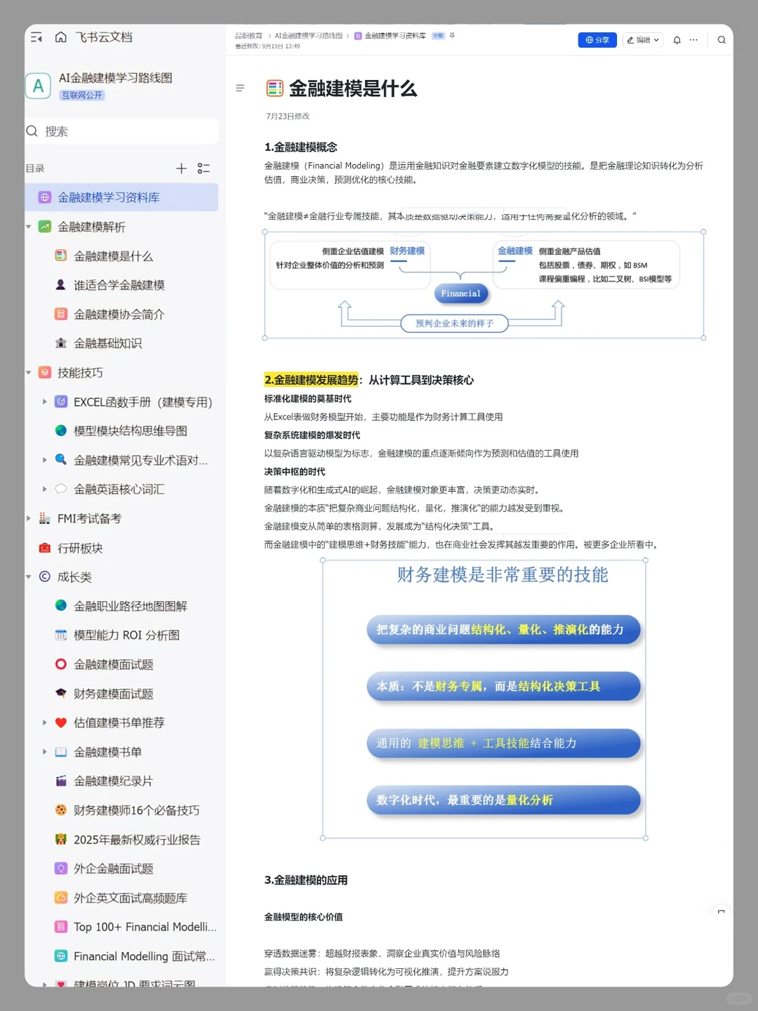 给大家普及一下学估值建模需要达到的强度