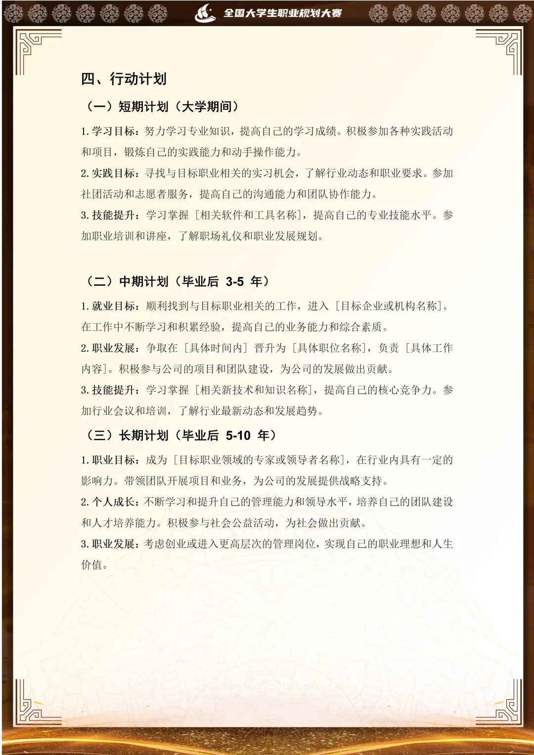 这样的非遗生涯发展报告 拿个金奖不过分吧