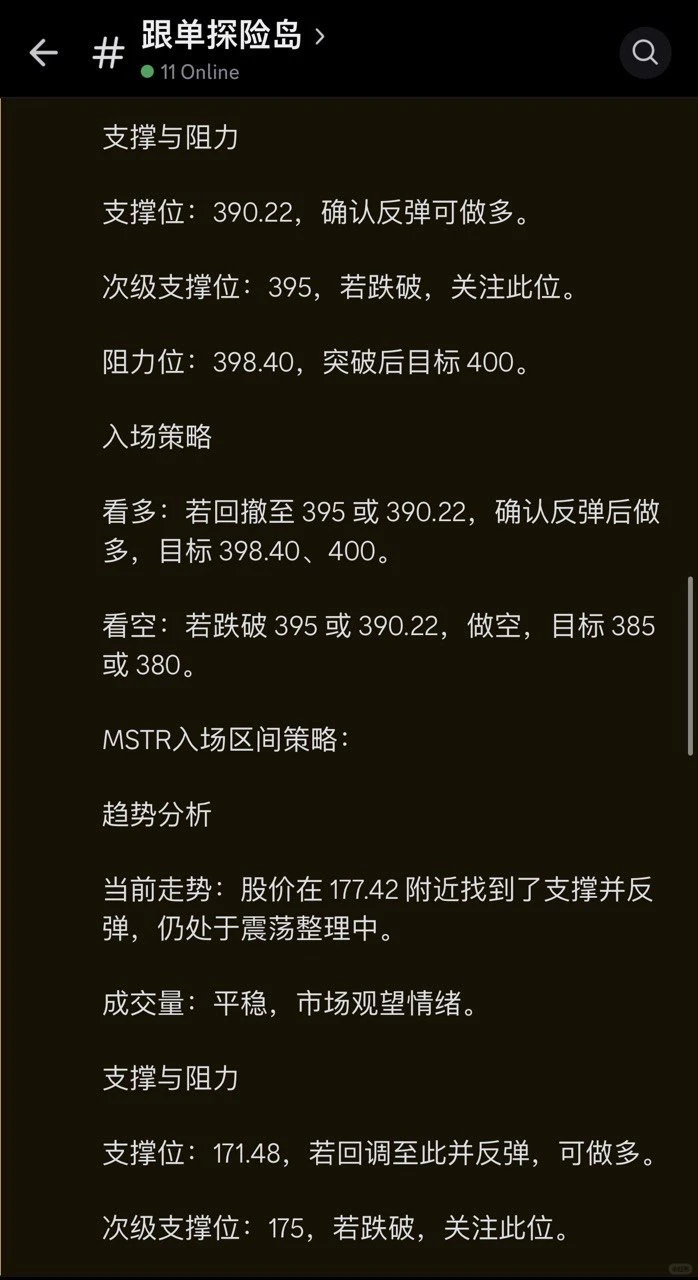 一些策略，不构成投资建议