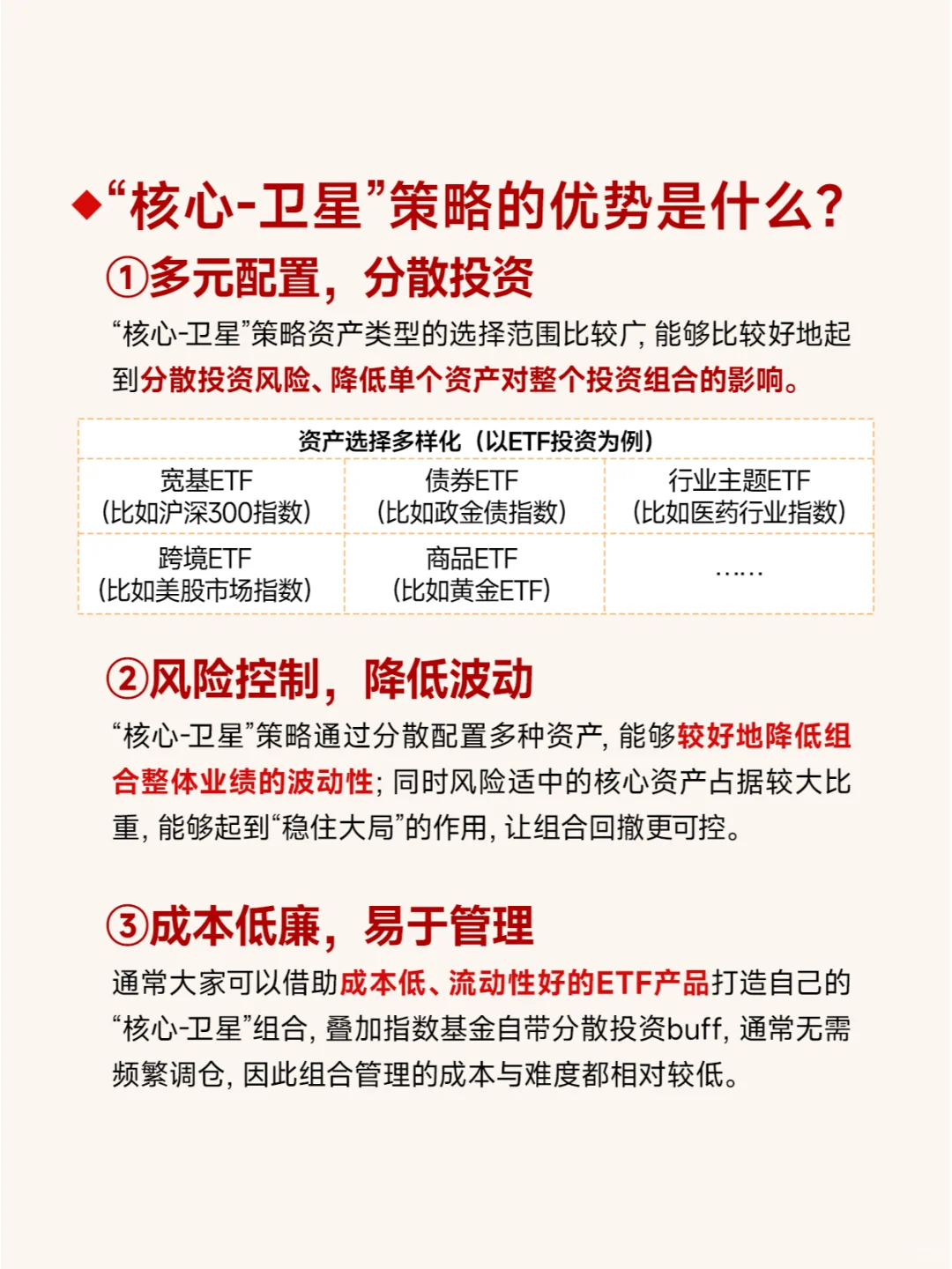 第15期：ETF投资策略：核心-卫星策略