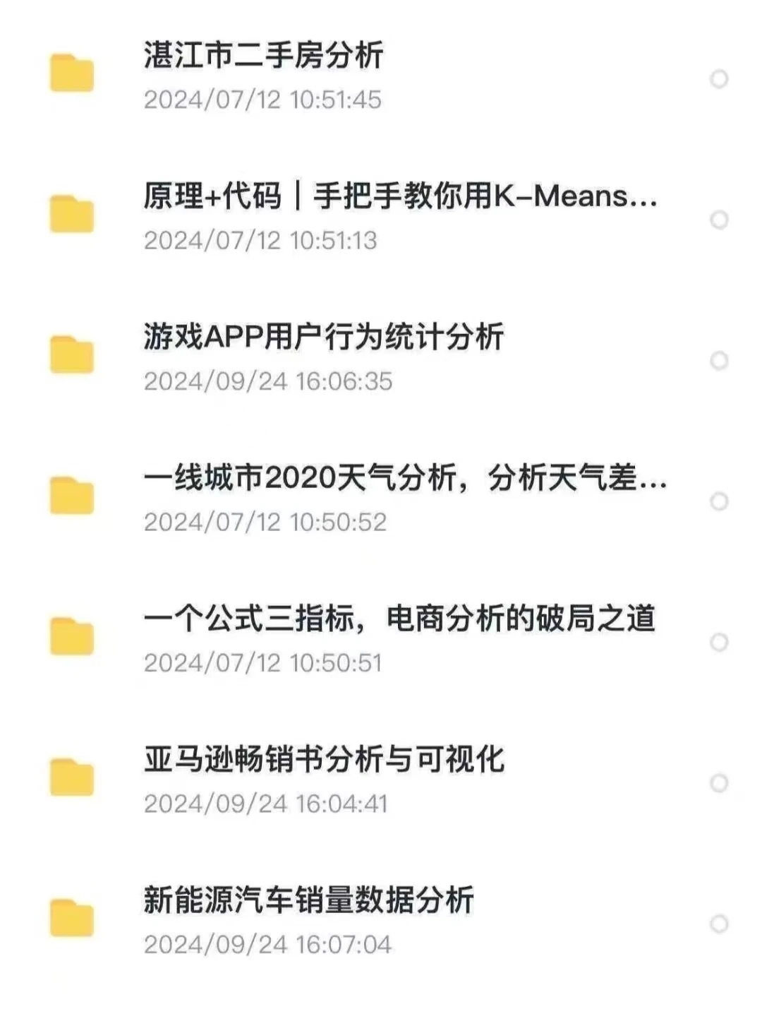 （合集）160个可以写进简历的数据分析项目