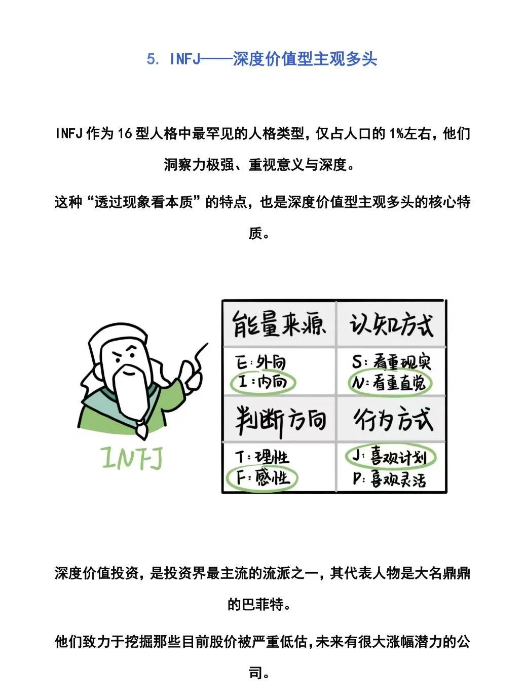 当私募策略做了MBTI 测试...