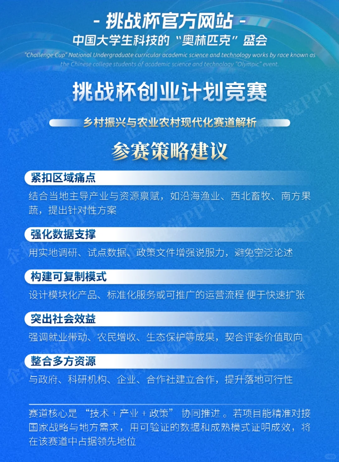 2026“挑战杯”大学生创业计划竞赛五大赛道