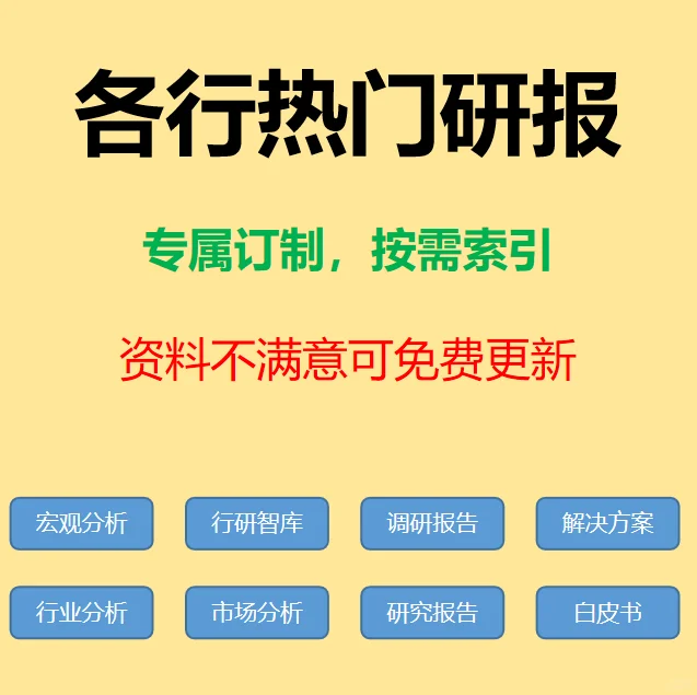 热门研报服务
