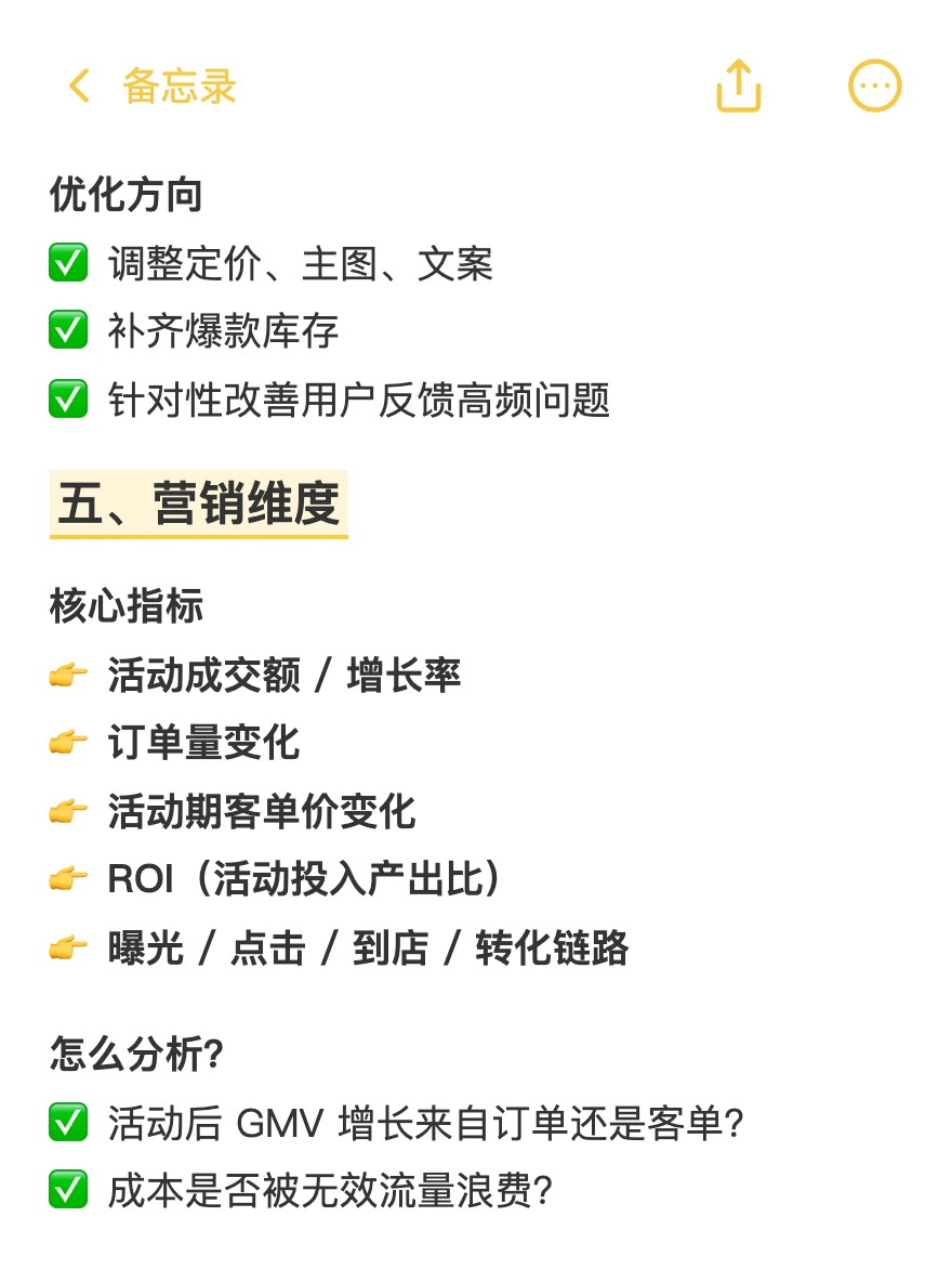 电商运营数据分析｜5大维度➕指标