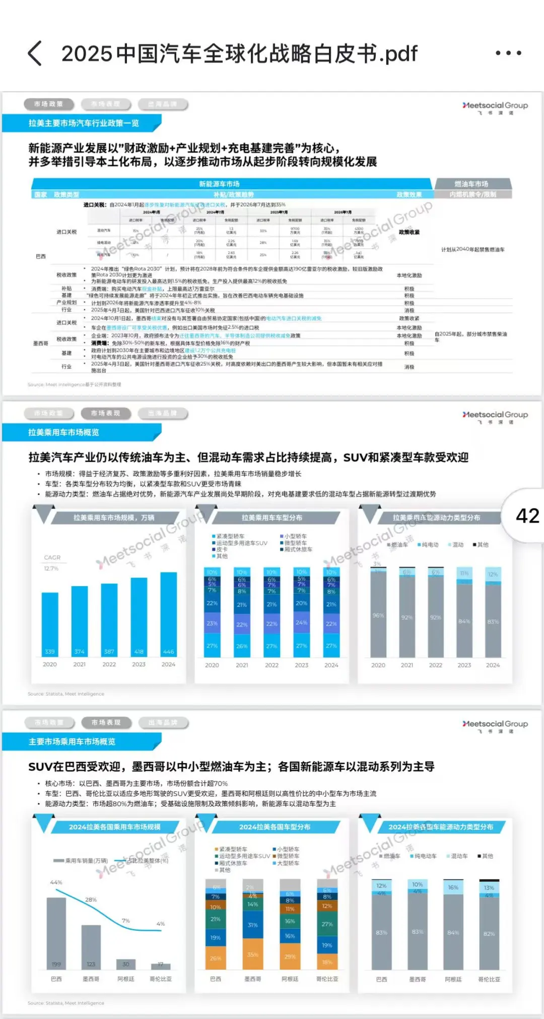 2025车企出海全景洞察，分区域，求职可看