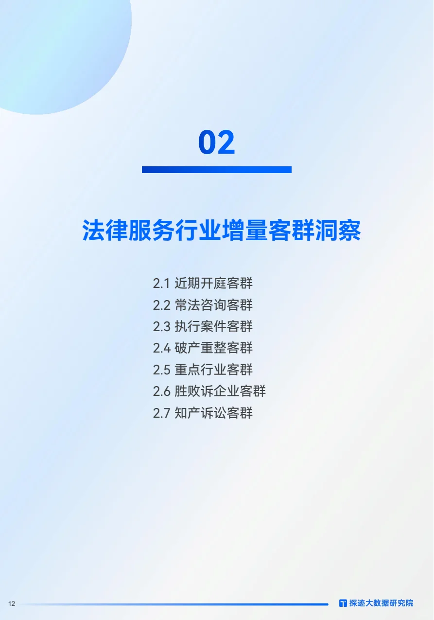 2025年法律服务行业发展趋势报告（免费）
