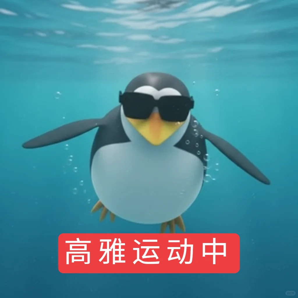 原创 高雅人士企鹅运动合集2