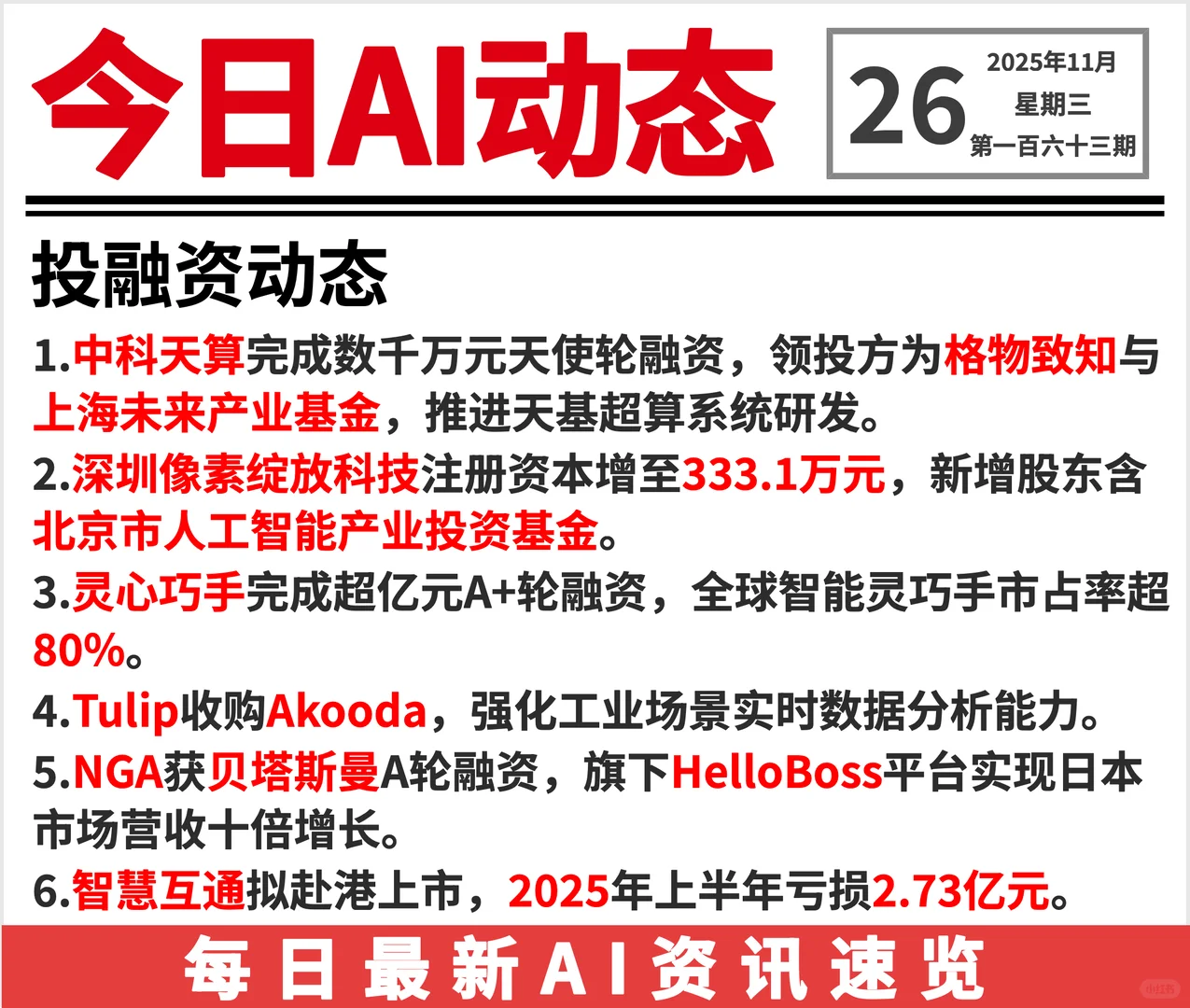 20251126 AI前沿资讯?