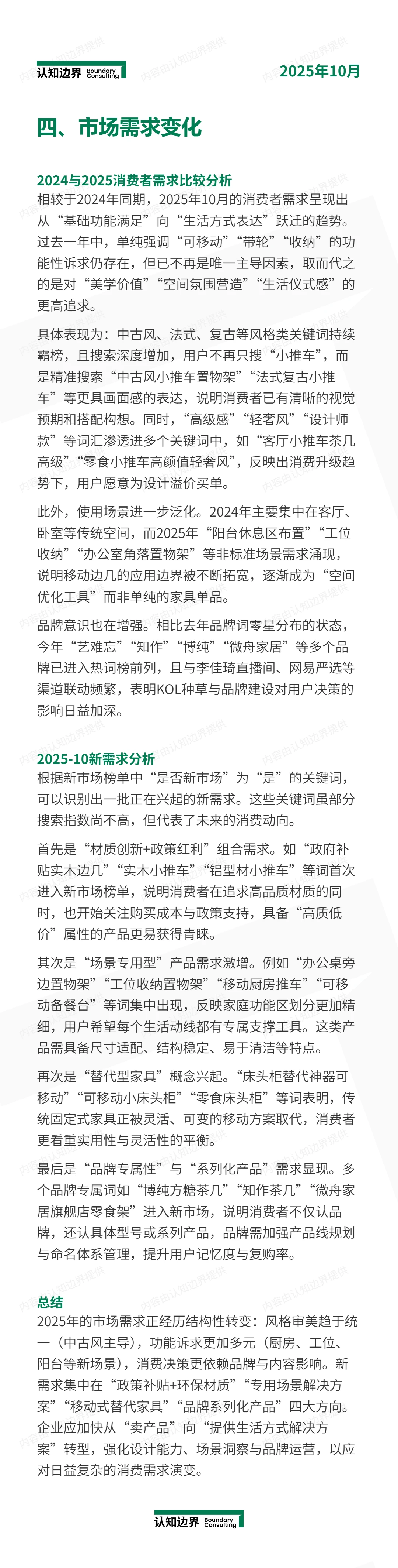 11月认知边界行业报告 移动边几/推车 住