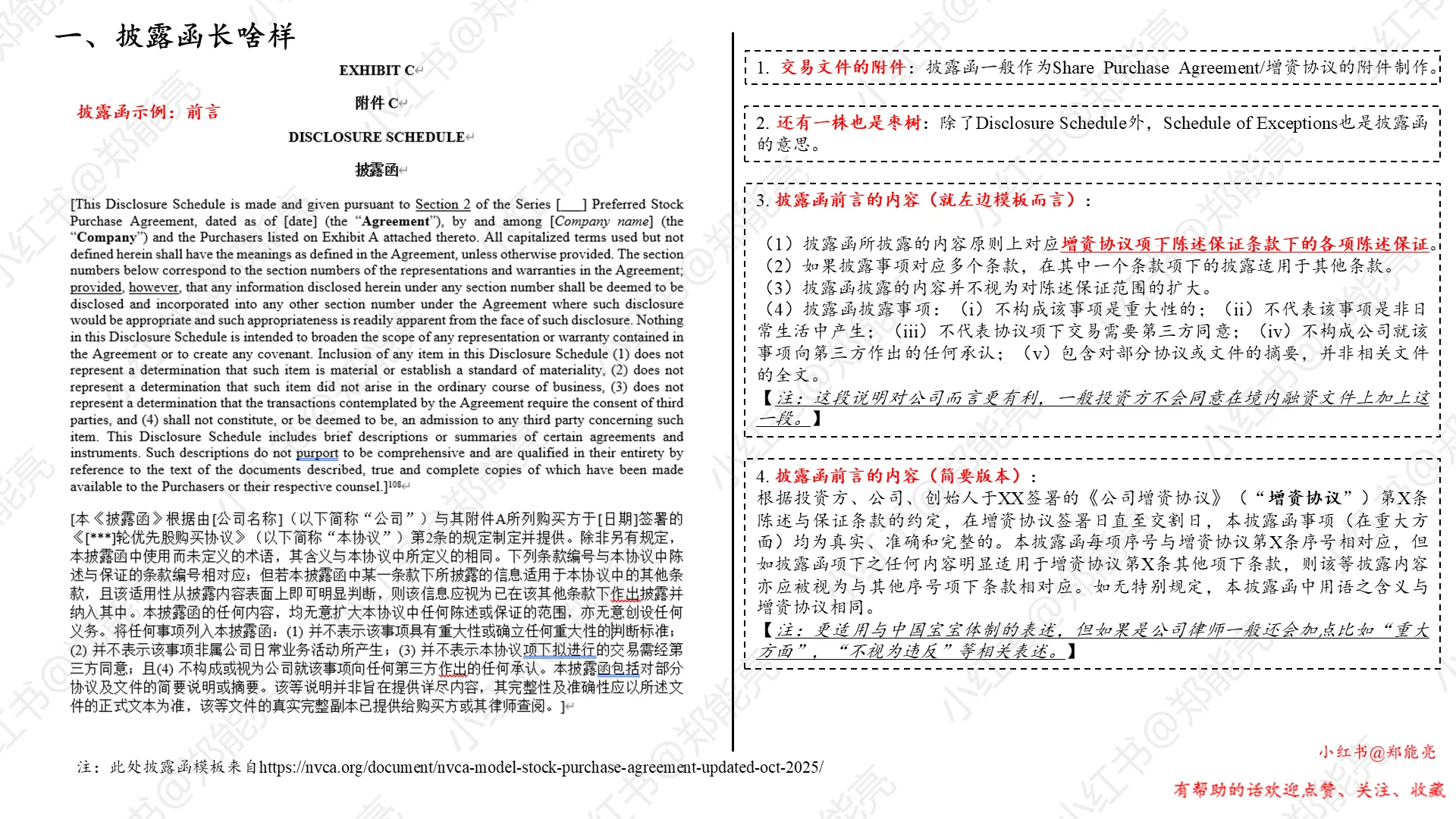如何制作披露函|投融资交易基本功之十