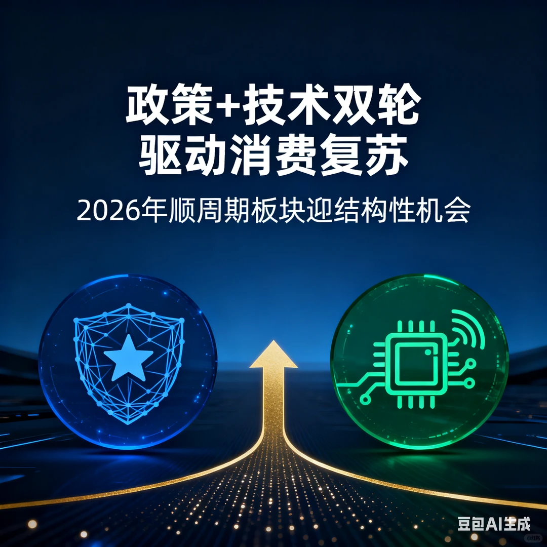 政策+技术双轮驱动消费复苏!2026年顺周期板