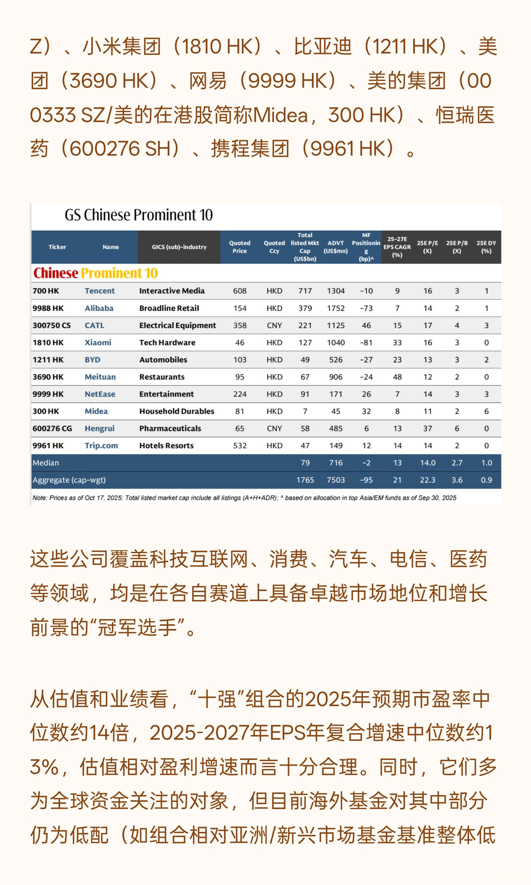 高盛：中国股市未来五年投资规划
