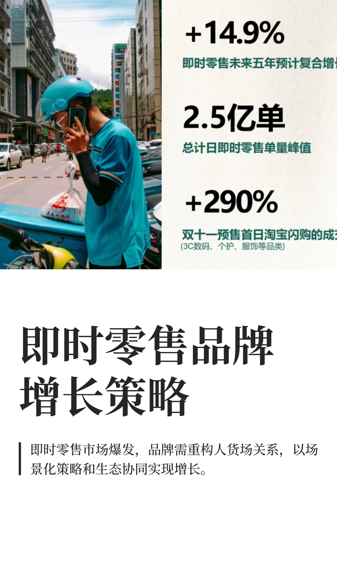 即时零售品牌增长策略