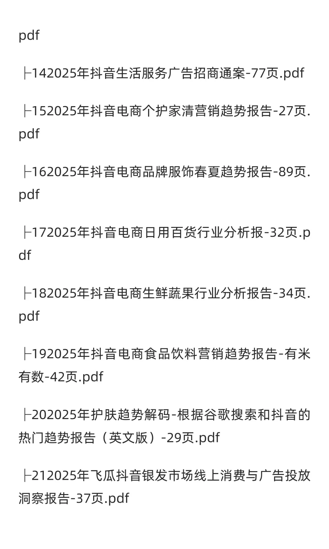 2025年抖音市场分析报告(80份)