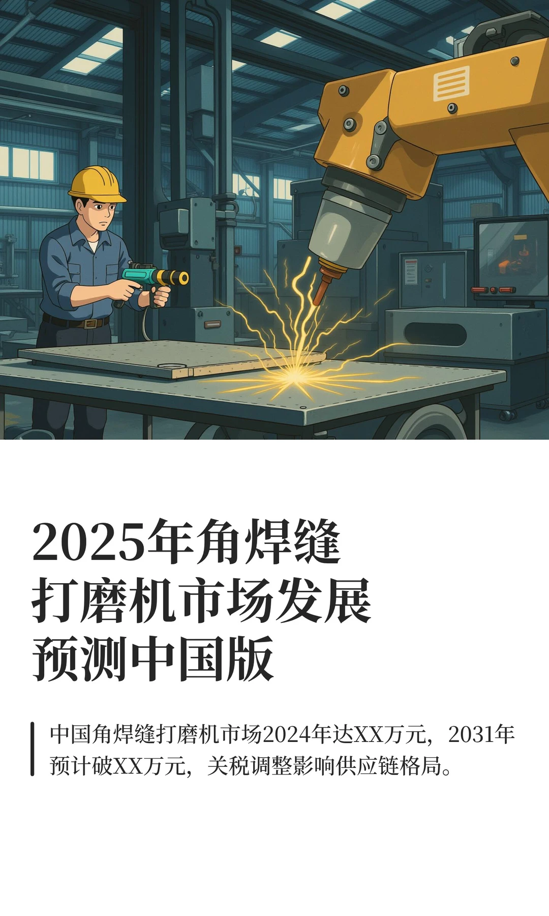 2025年角焊缝打磨机市场发展预测中国版