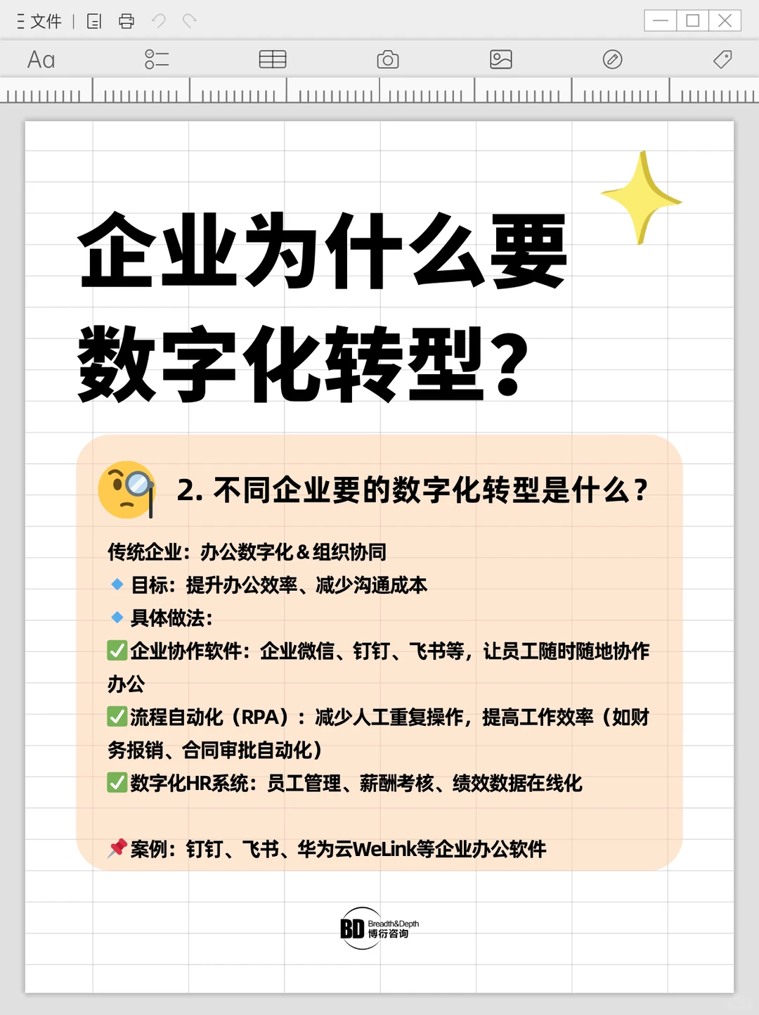 企业为什么要数字化转型？