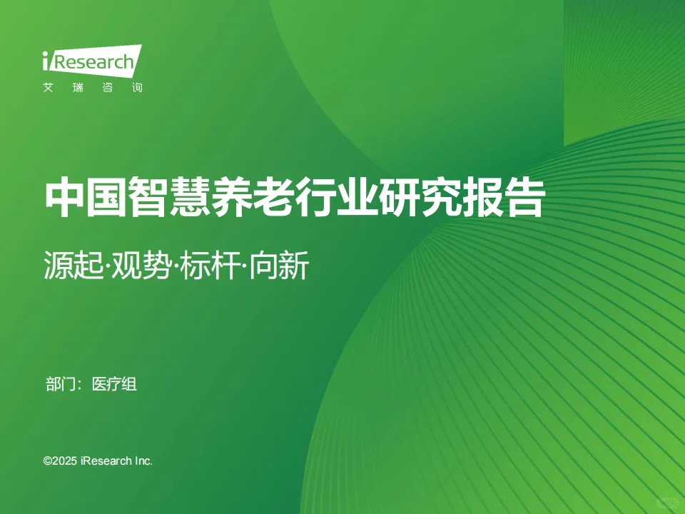 2025智慧养老报告