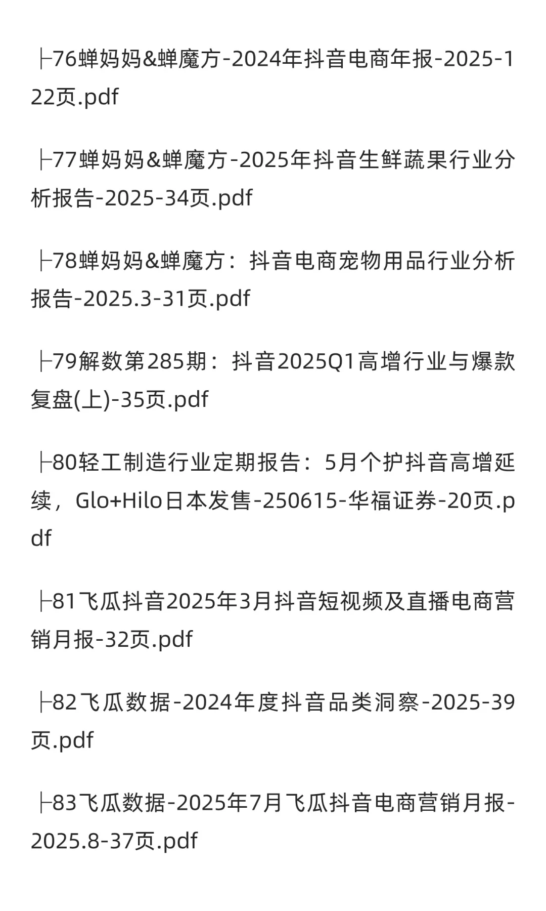 2025年抖音市场分析报告(80份)