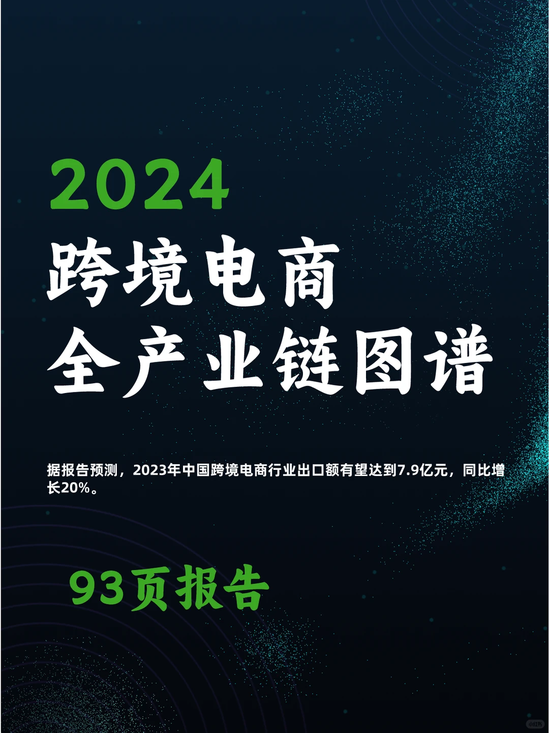 跨境电商全产业链图谱