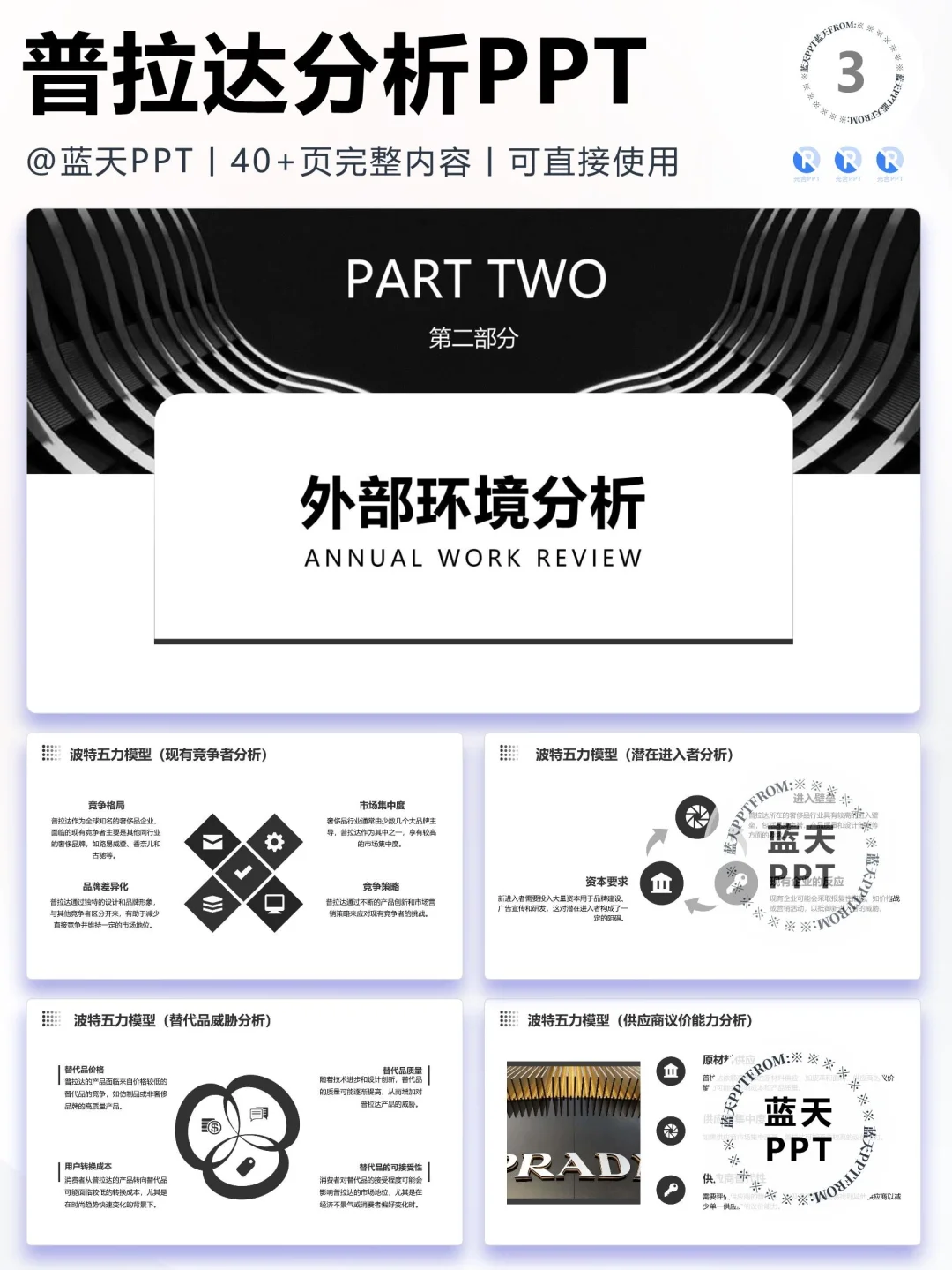 【121】普拉达战略分析营销策略 SWOT PPT