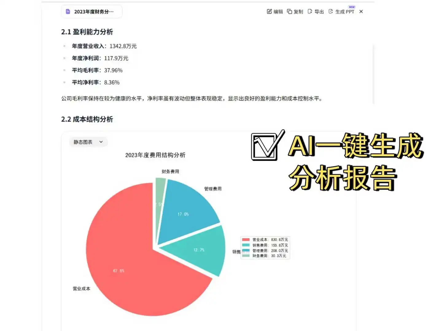 小浣熊 yyds?！数据分析不费脑了！