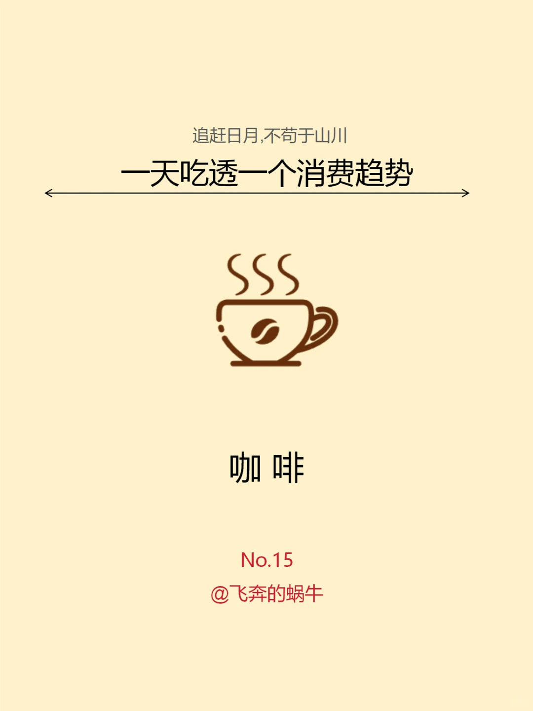 一天吃透一个消费趋势。No.15 咖啡