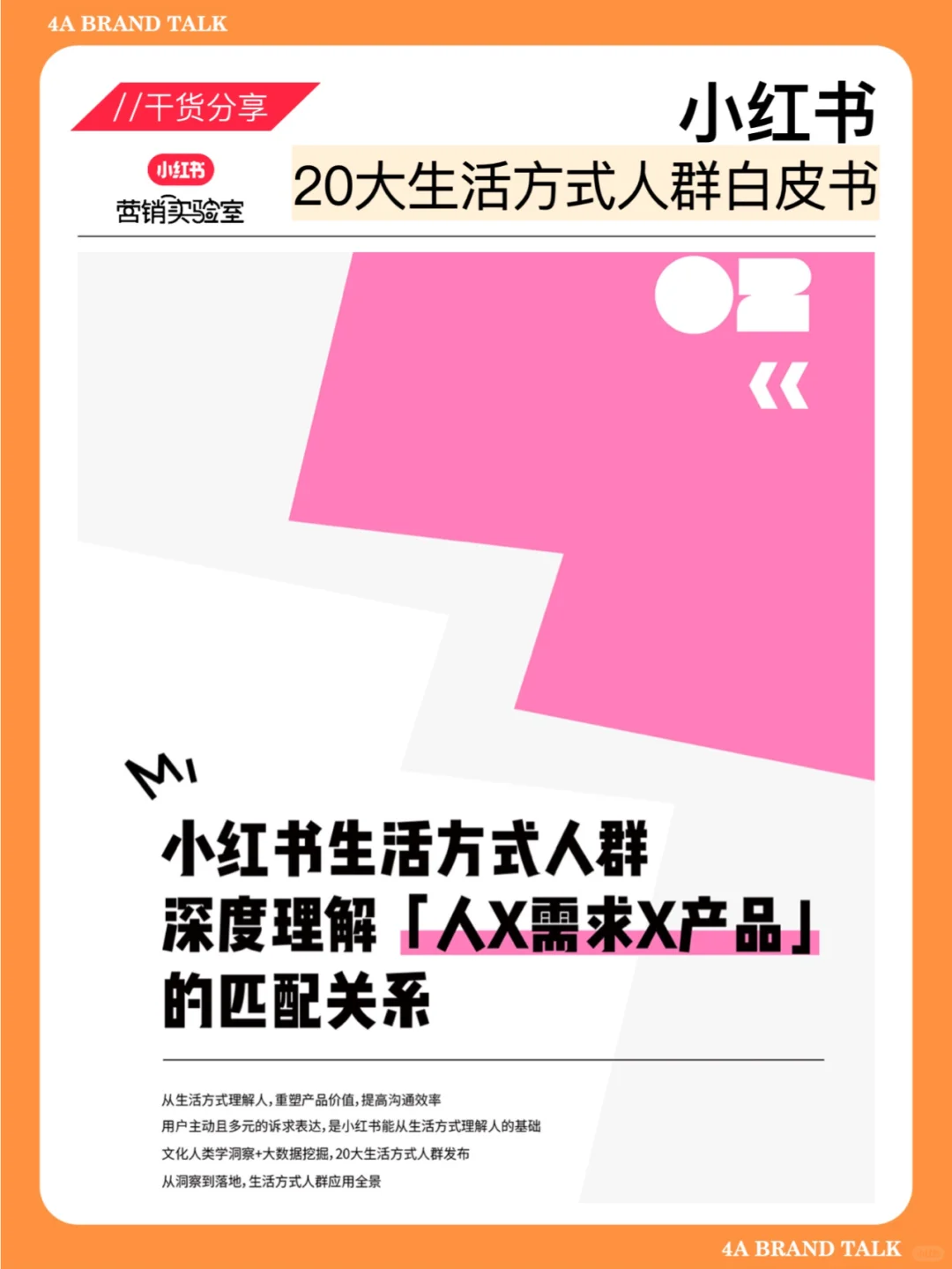 洞察报告｜小红书20大生活方式人群白皮书