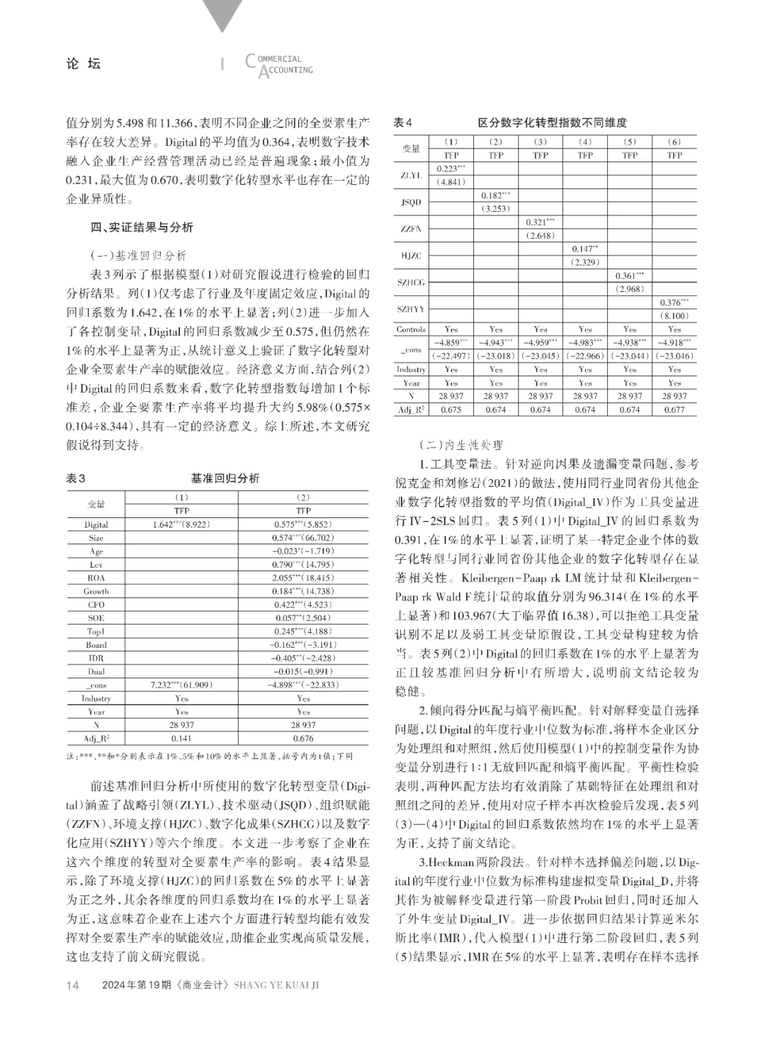 数字化转型与企业高质量发展