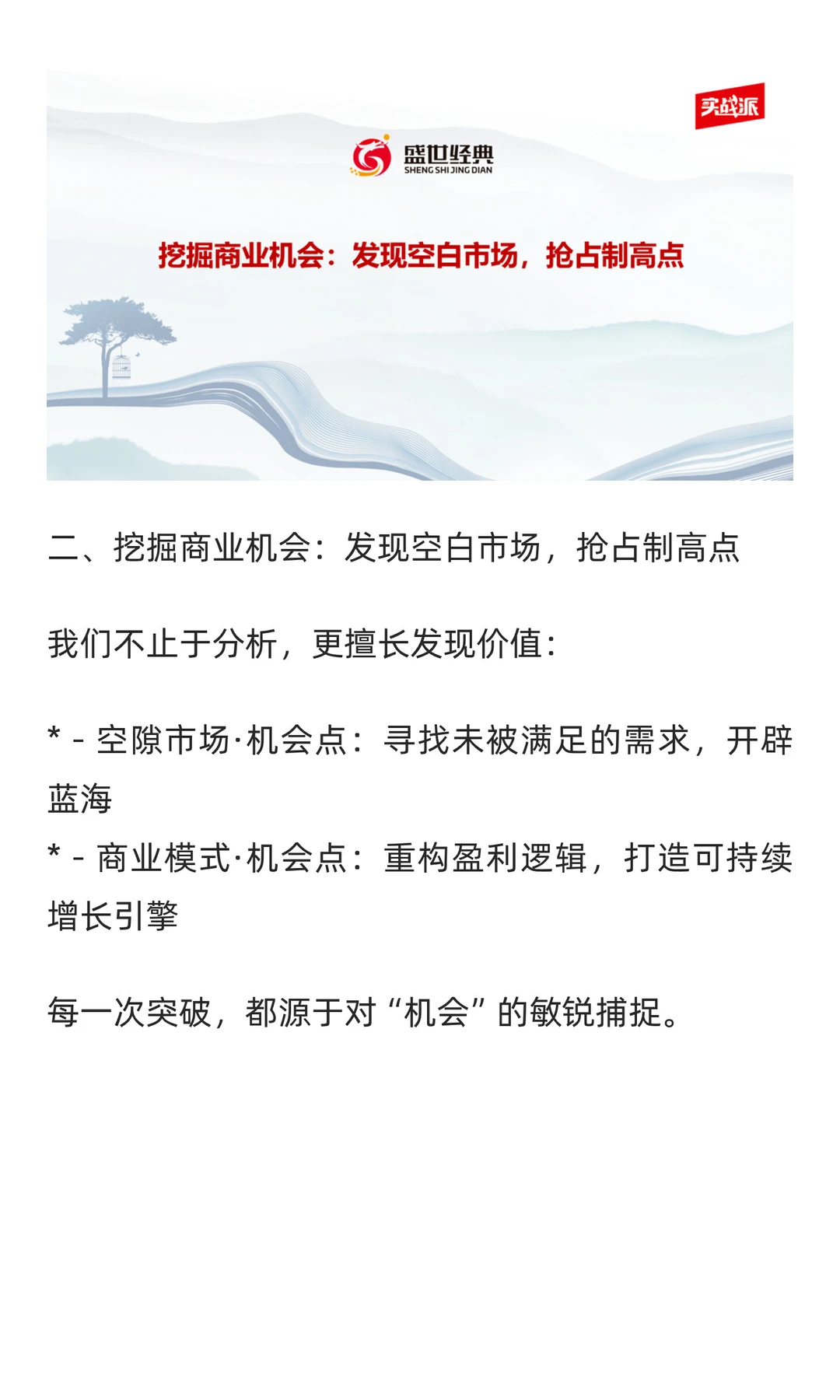 盛世经典·战略咨询：为企业赋能
