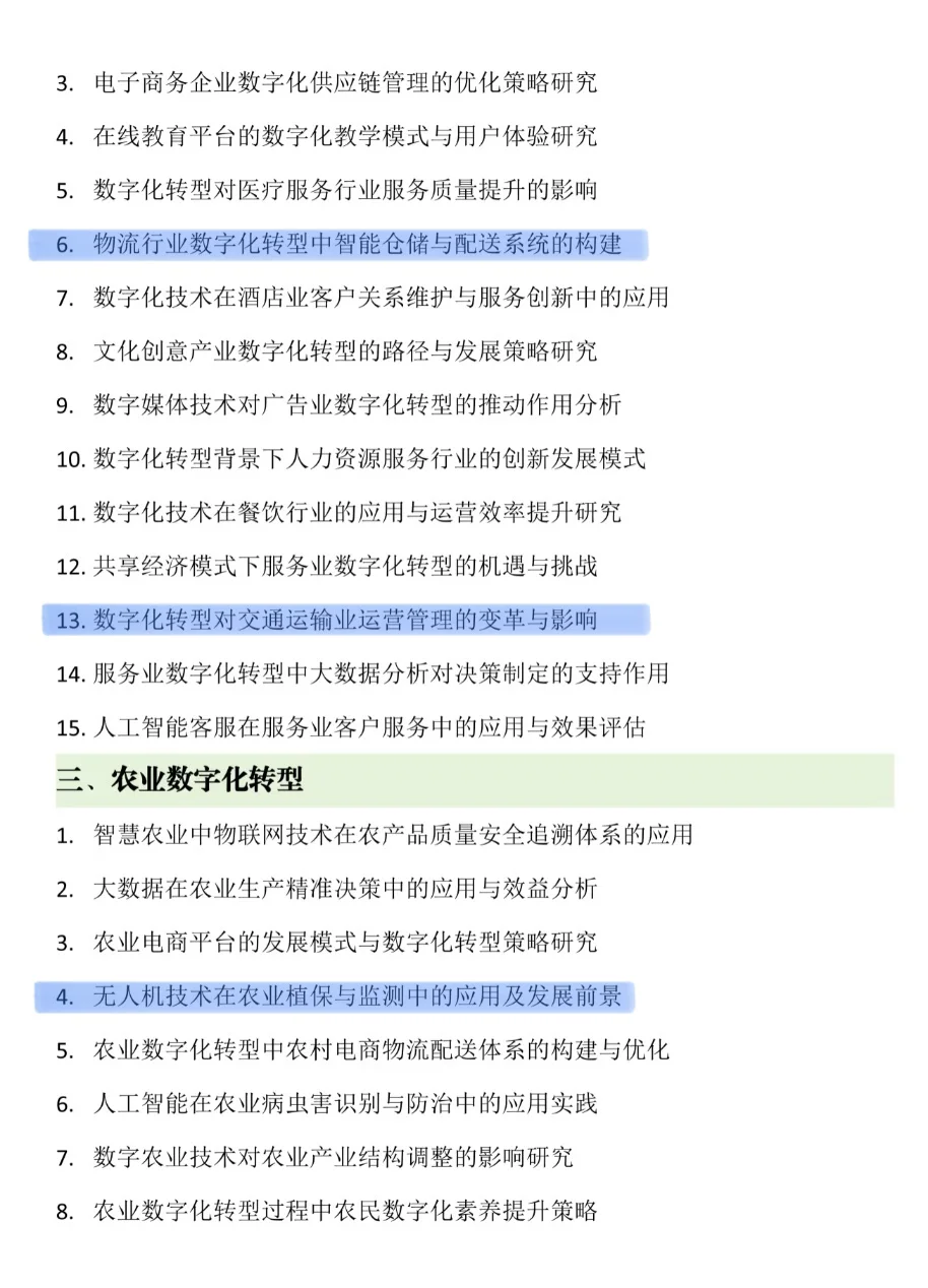 数字化转型专业论文选题