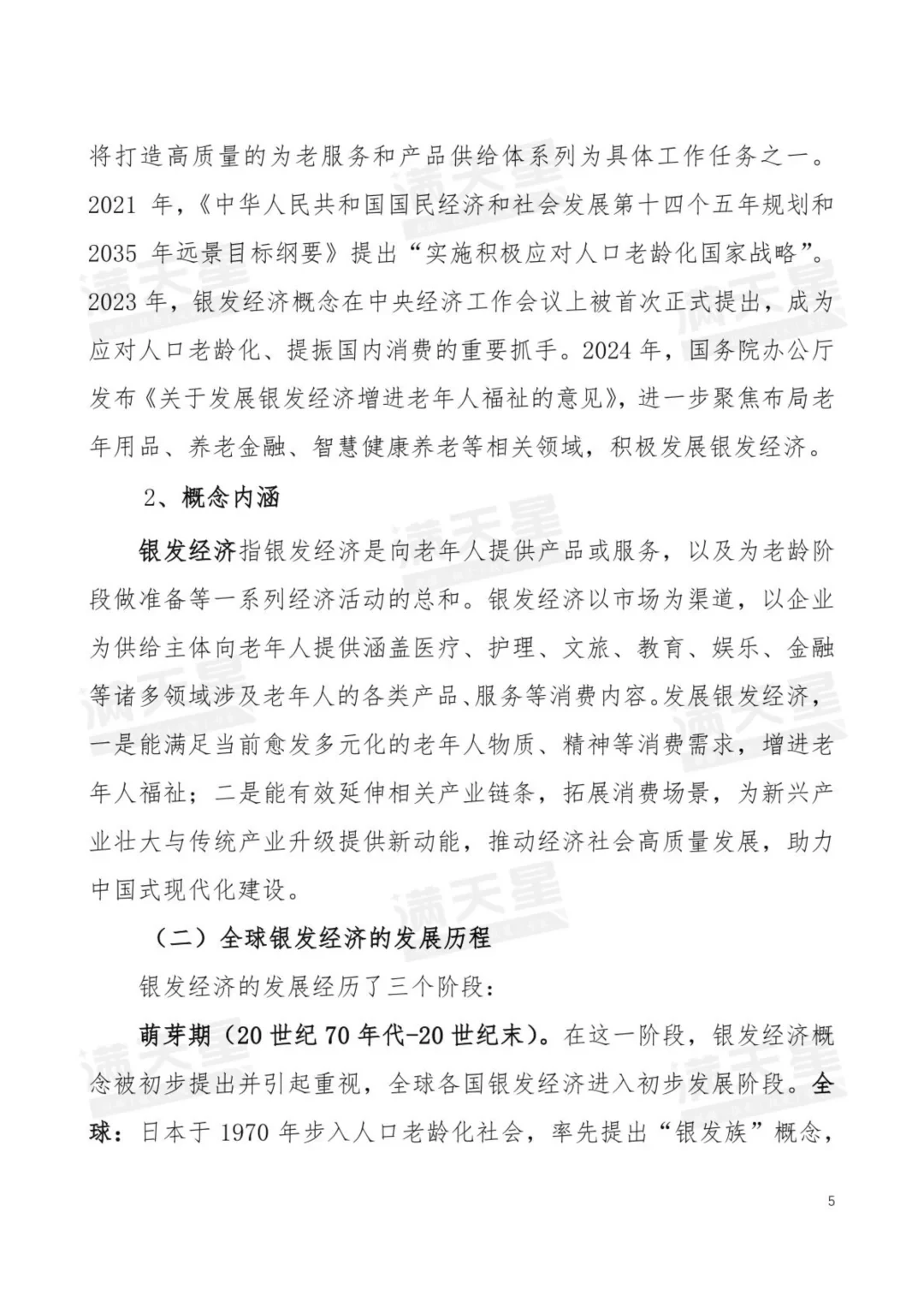2025年中国银发经济发展研究报告