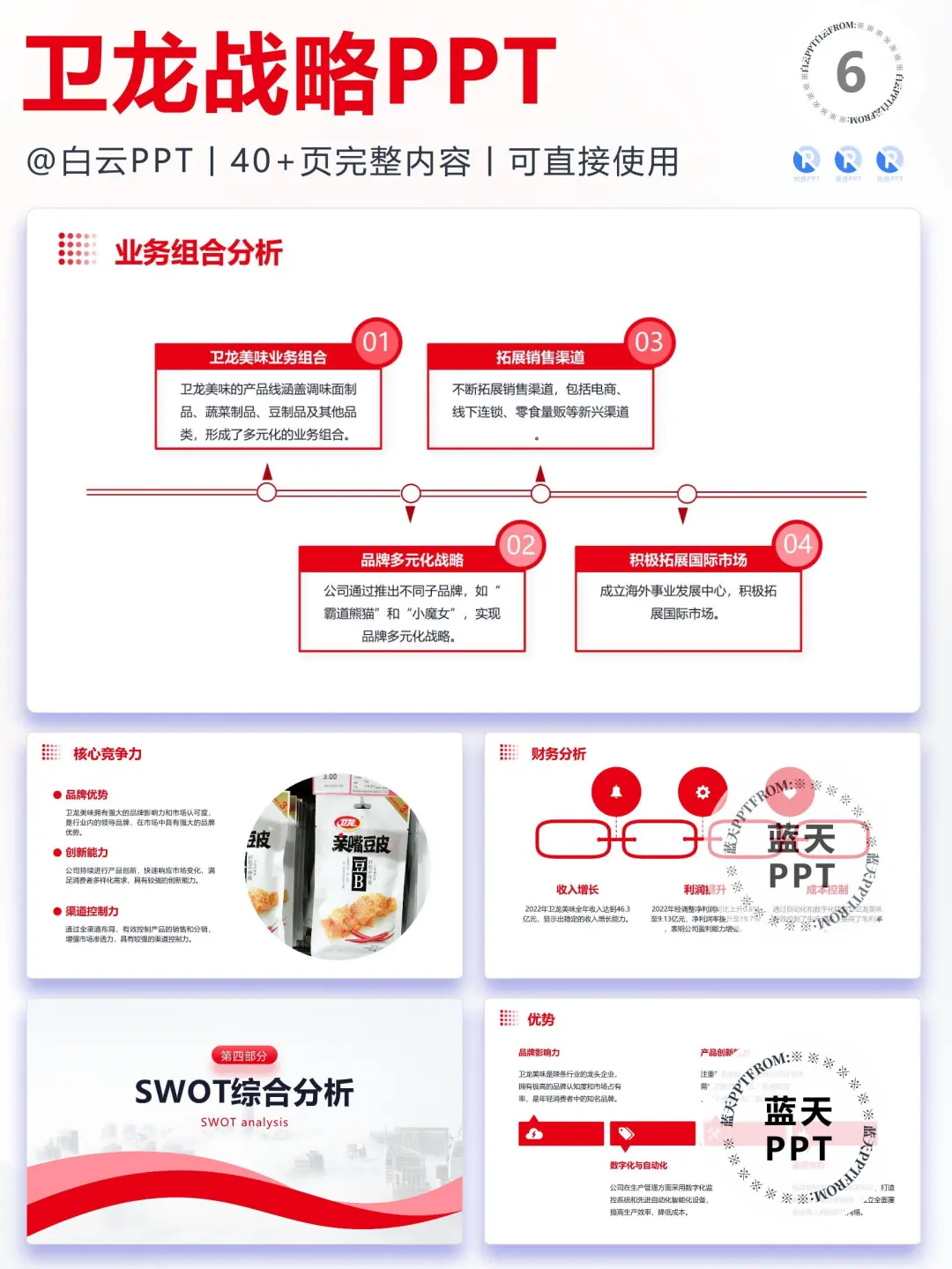 【293】卫龙食品-品牌简介市场营销策略PPT