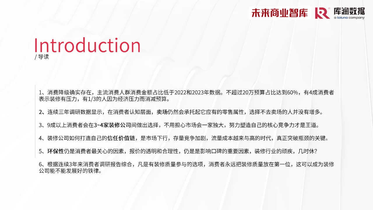 2024年中国家装消费调研报告家装新趋势洞察
