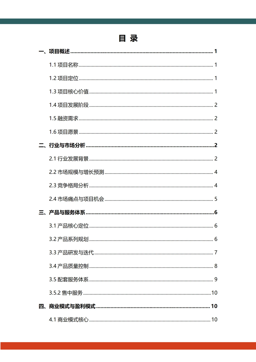 中药手串项目融资计划书word +ppt