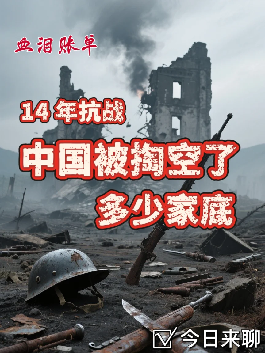 血泪账单：14 年抗战，中国被掏空了多少家底