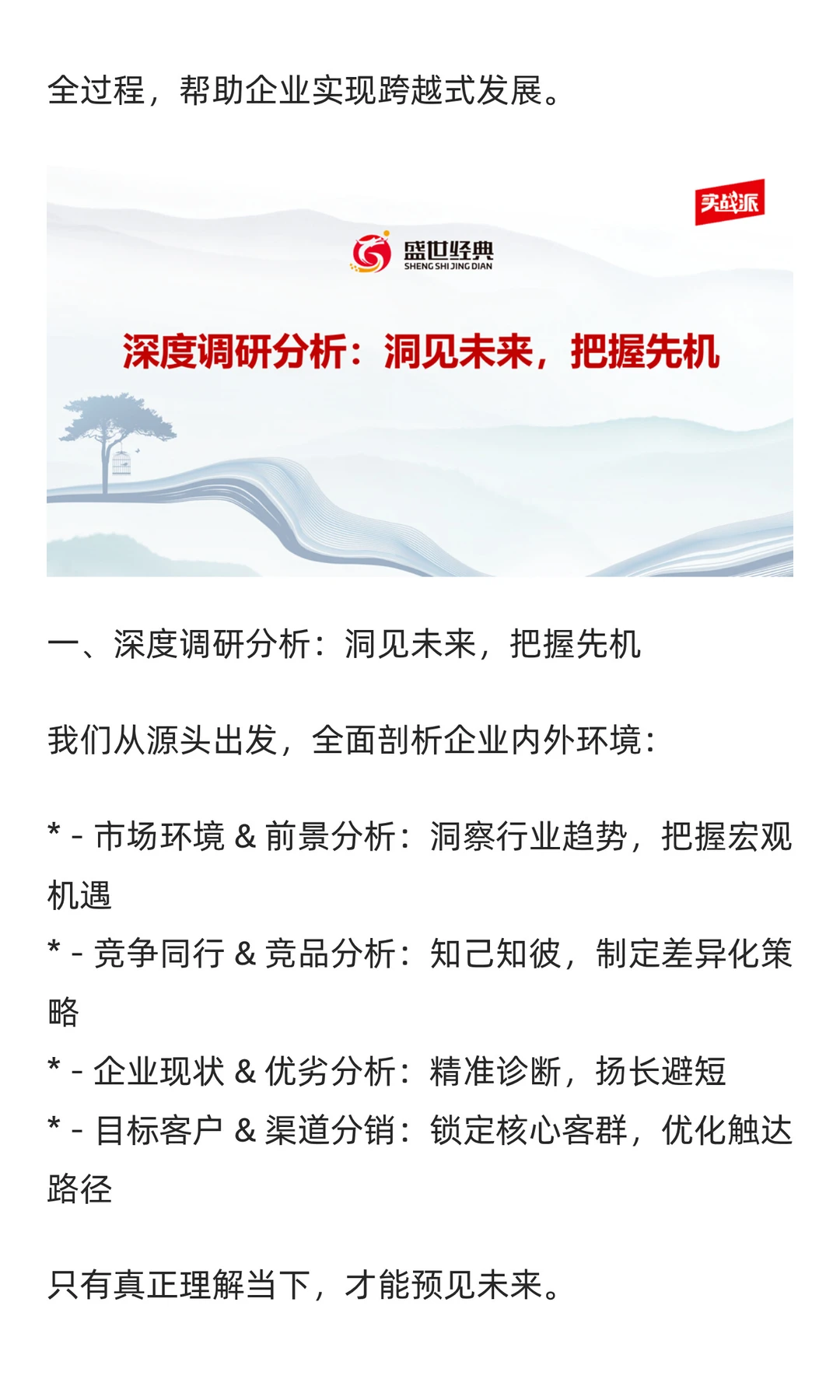 盛世经典·战略咨询：为企业赋能