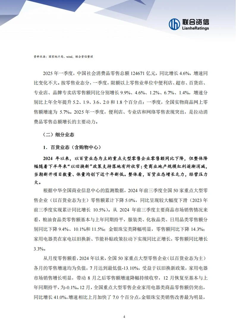 2025年零售行业分析报告