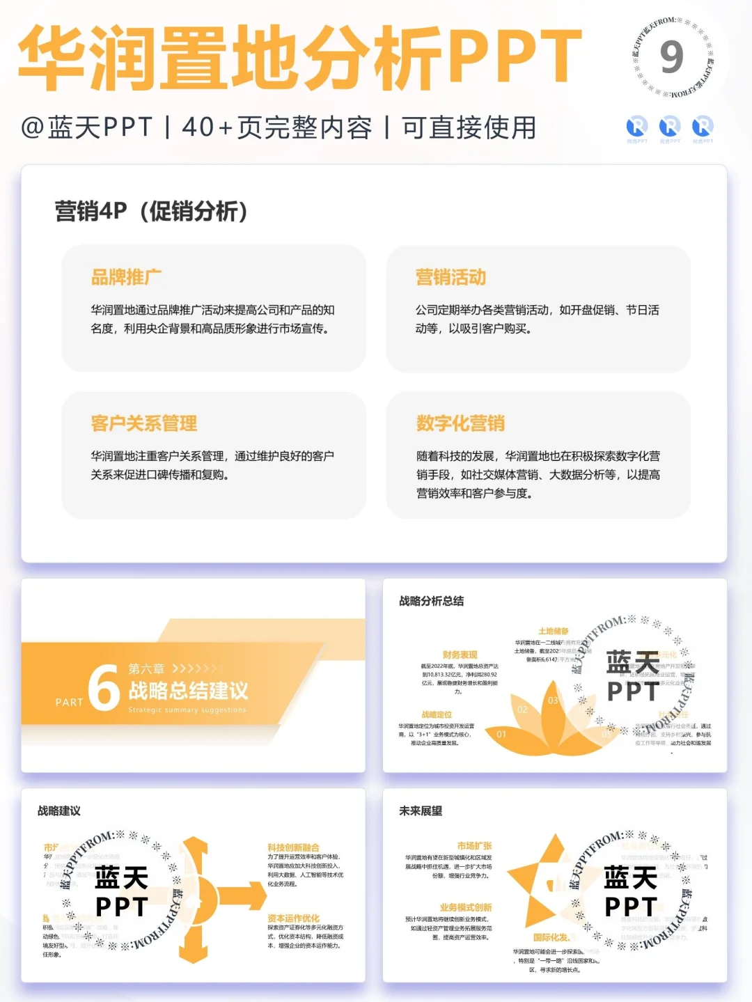 【060】华润置地战略分析营销策略 SWOT PPT