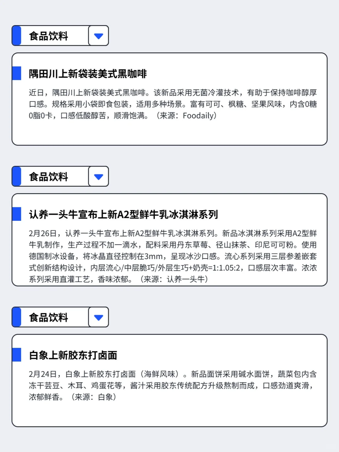 2.24-3.2丨本周快消品行业分析左滑速看