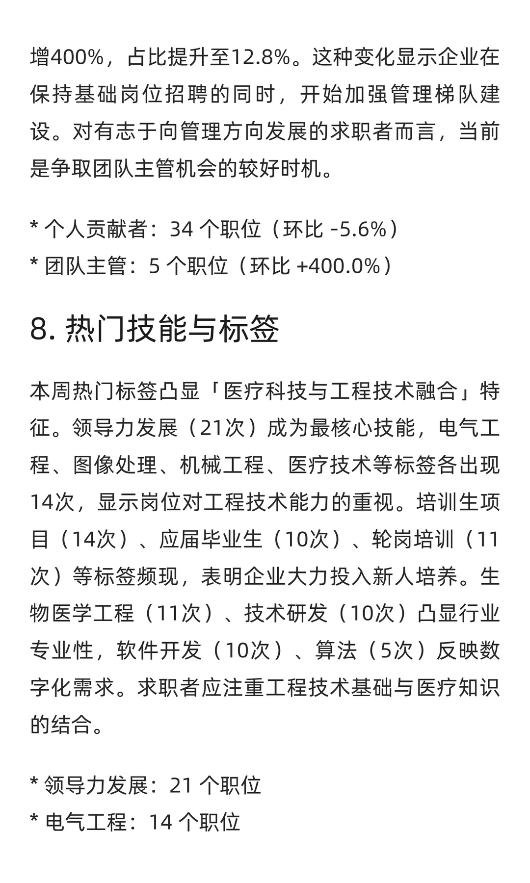 人力资源与培训领域求职市场周分析报告