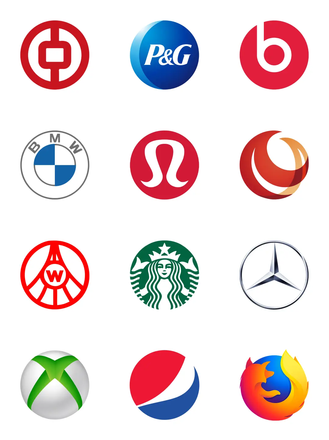 哪个圆形的品牌logo在你心中最为经典?