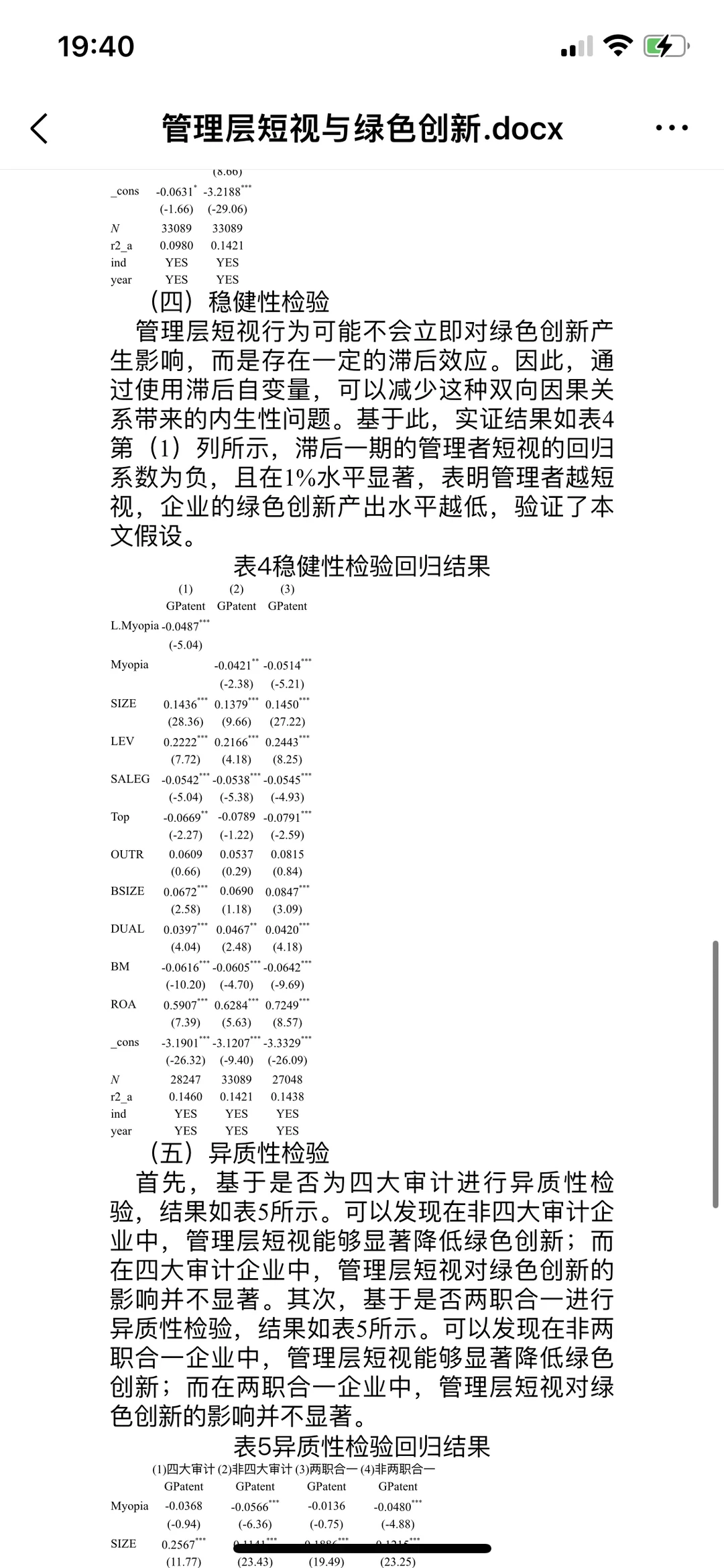 出stata报告/实证分析报告/计量经济学报告