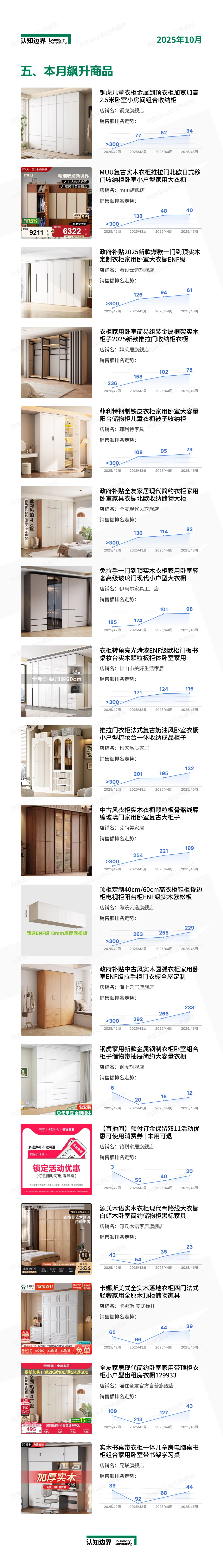 11月认知边界行业报告 自由组合衣柜 住宅