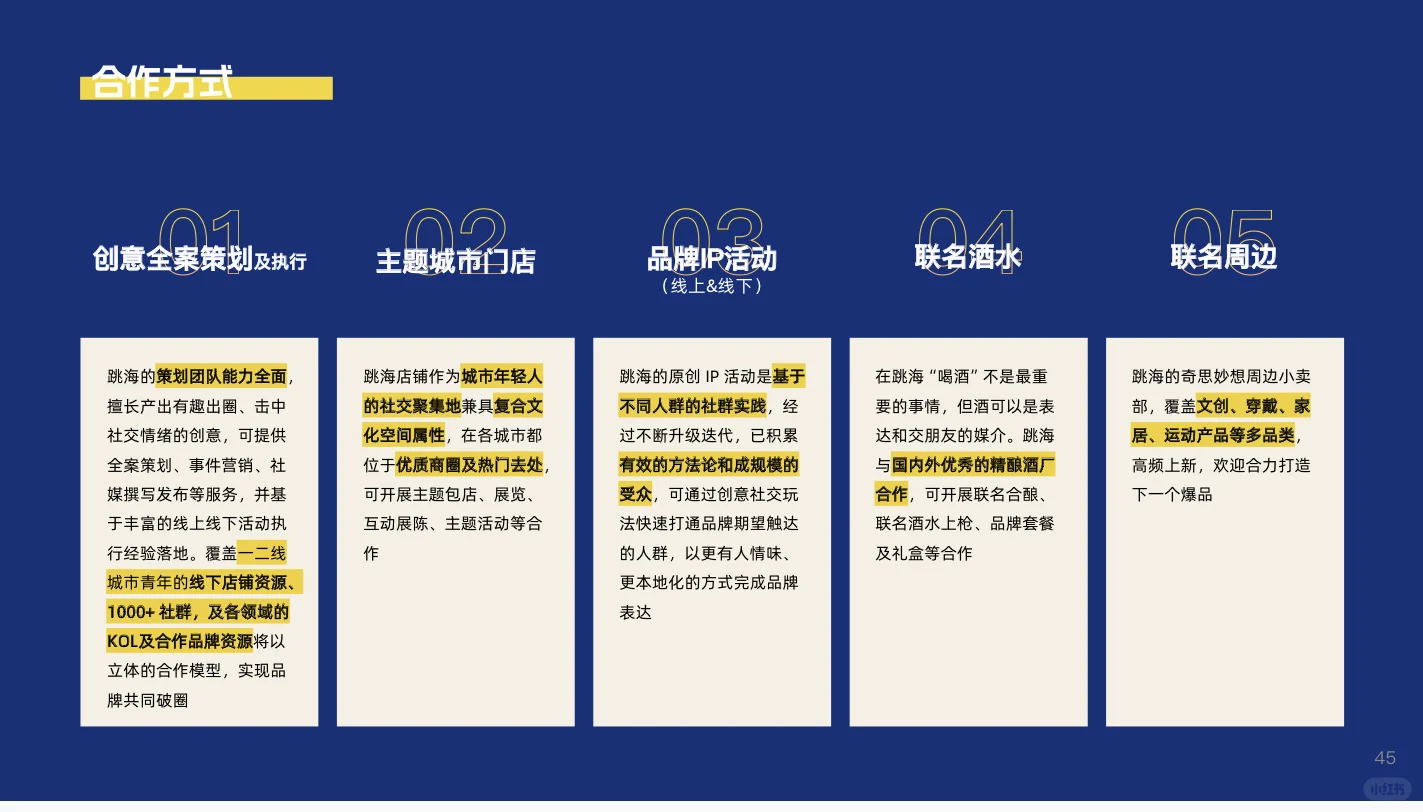 【64页】跳海酒馆2025版品牌手册，及合作案例