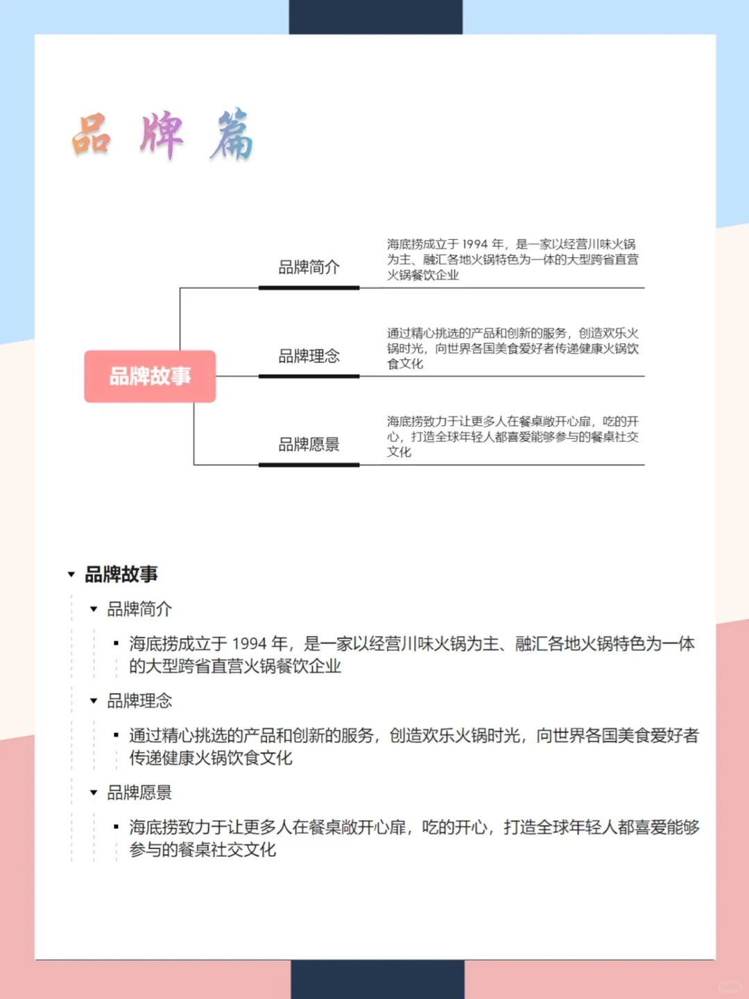 海底捞品牌营销案例分析|一张图拆解